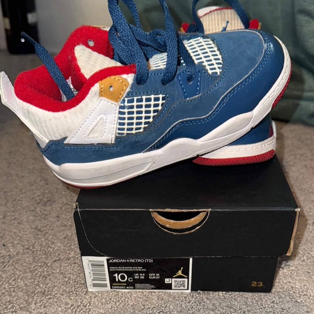 Jordan Kids Sneakers in Blue and Red